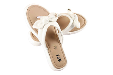 Lotusstride KnotSoCute Casual Knot Detail Sandals – Stylish & Comfortable Women Footwear - Lotusstride