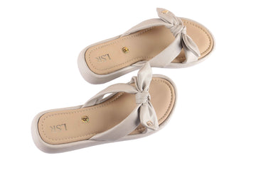 Lotusstride KnotSoCute Casual Knot Detail Sandals - Stylish Comfortable Women Footwear - Lotusstride