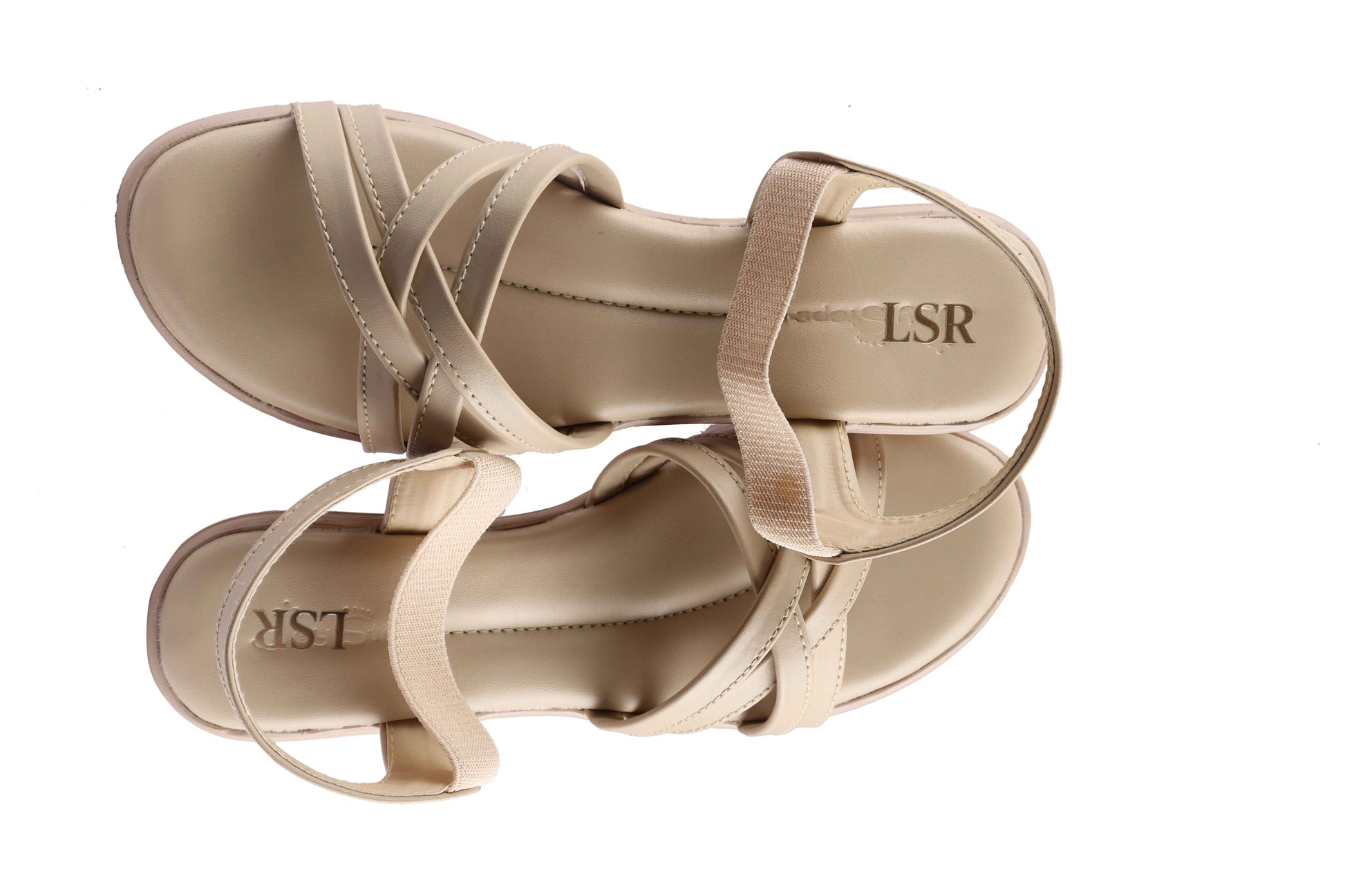 Lotusstride Blush Crisscross Slide Sandals - Soft & Supportive Women Footwear - Lotusstride
