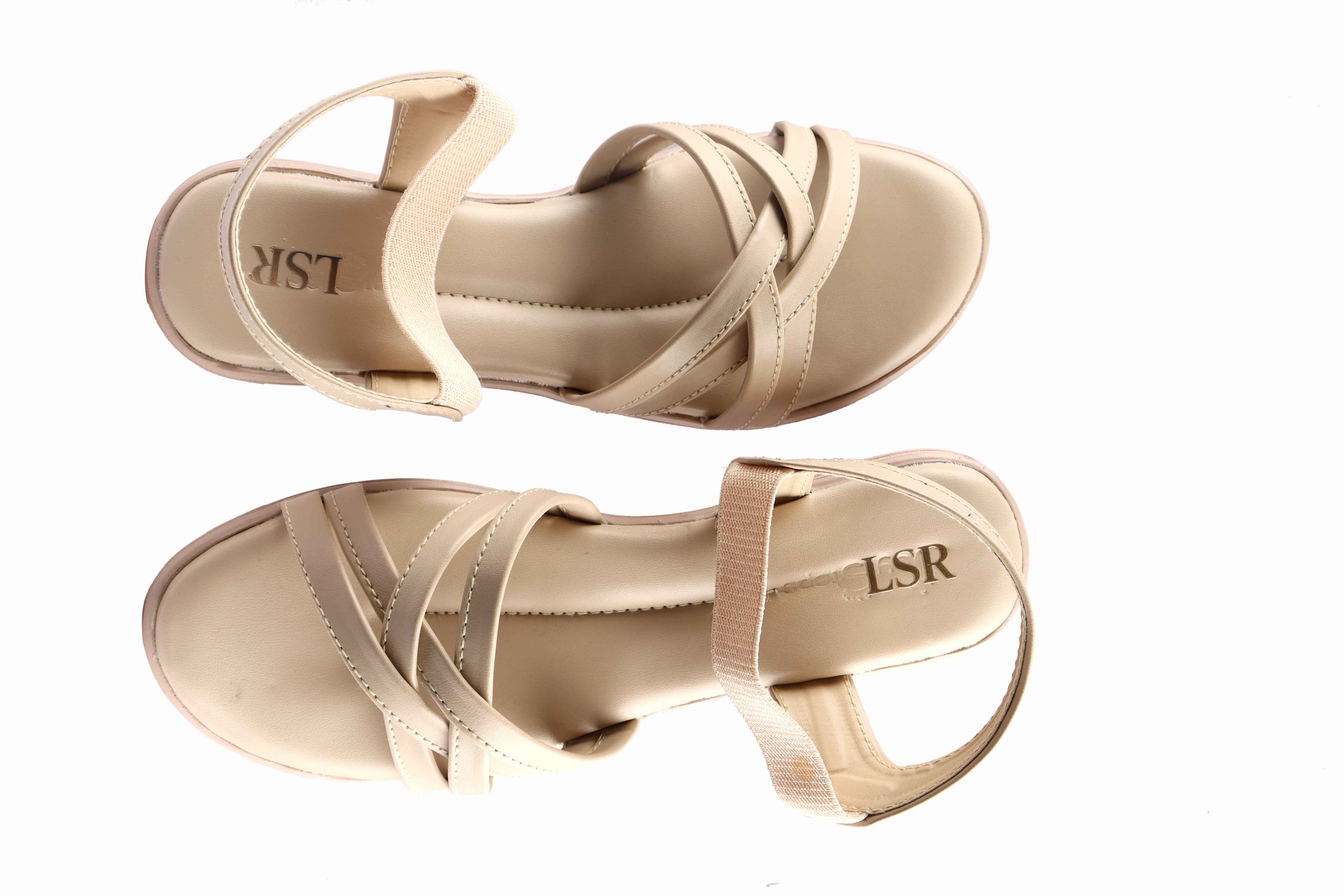 Lotusstride Blush Crisscross Slide Sandals - Soft & Supportive Women Footwear - Lotusstride