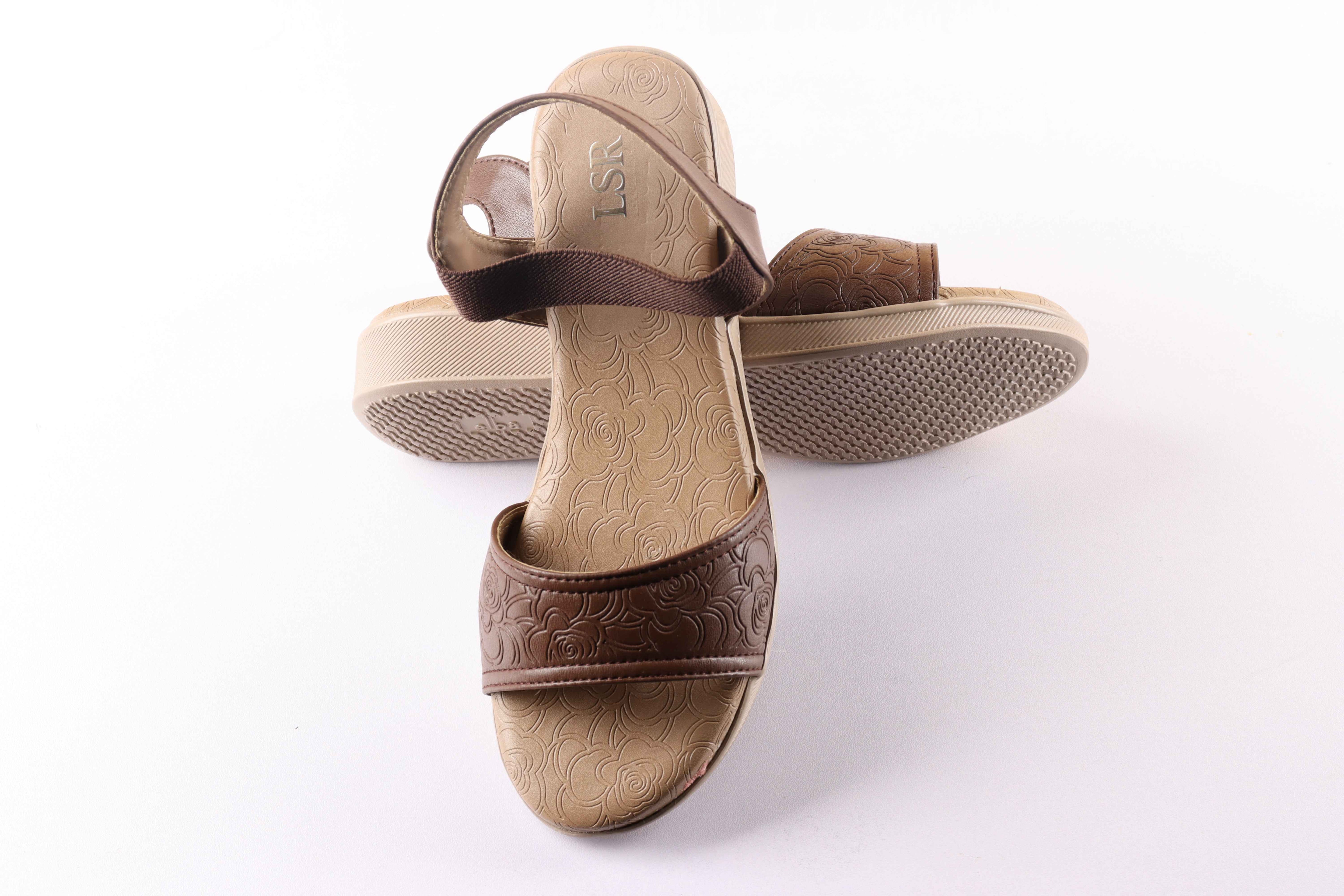 Lotusstride RoseLuxe Premium Rose Gold Accent Heels for Women Footwear - Luxurious Comfort - Lotusstride