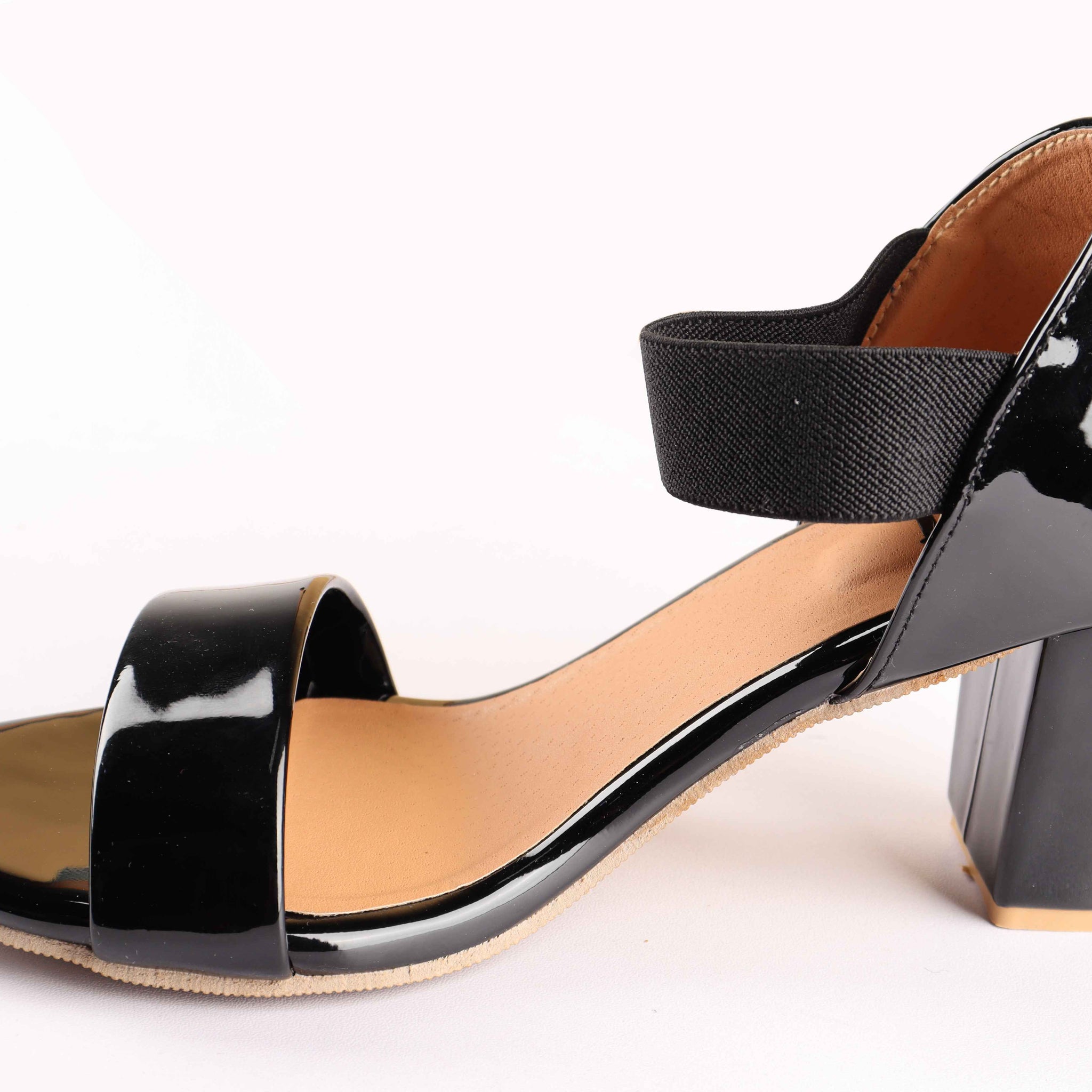 Lotusstride MetroMuse Modern Ankle Strap Block Heels - Urban Chic Style for Women Footwear - Lotusstride