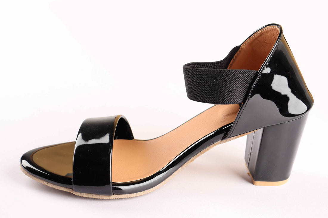 Lotusstride MetroMuse Modern Ankle Strap Block Heels - Urban Chic Style for Women Footwear - Lotusstride