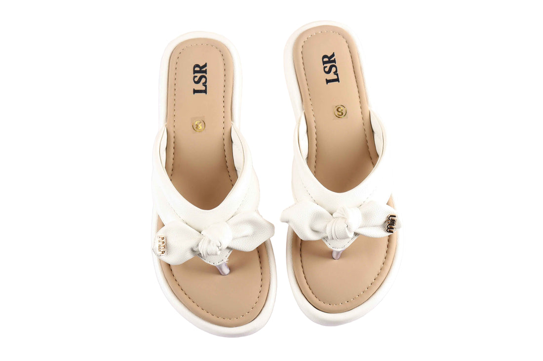 Lotusstride KnotSoCute Casual Knot Detail Sandals - Stylish & Comfortable Women Footwear - Lotusstride