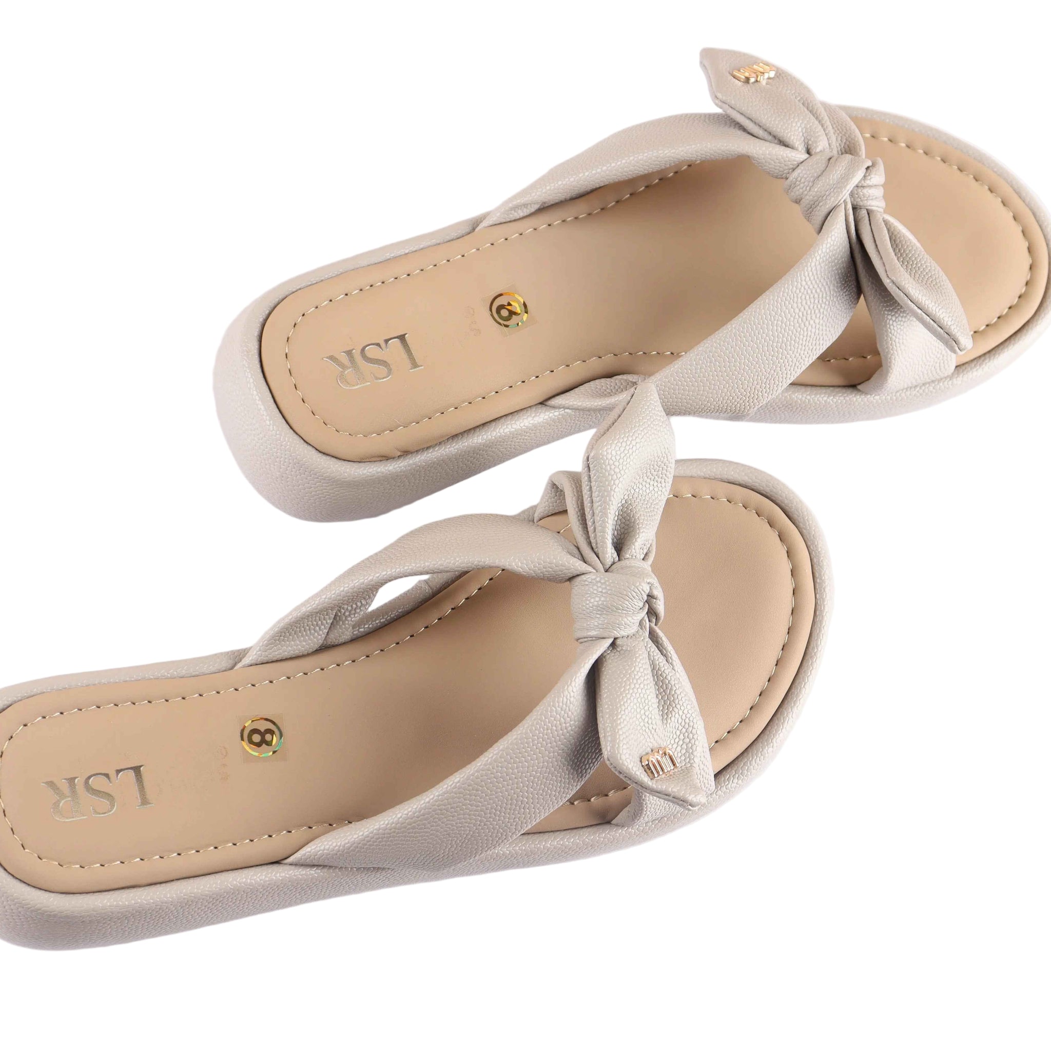 Lotusstride KnotSoCute Casual Knot Detail Sandals - Stylish Comfortable Women Footwear - Lotusstride
