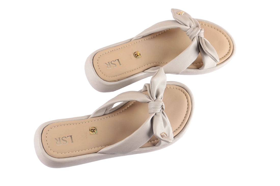 Lotusstride KnotSoCute Casual Knot Detail Sandals - Stylish Comfortable Women Footwear - Lotusstride