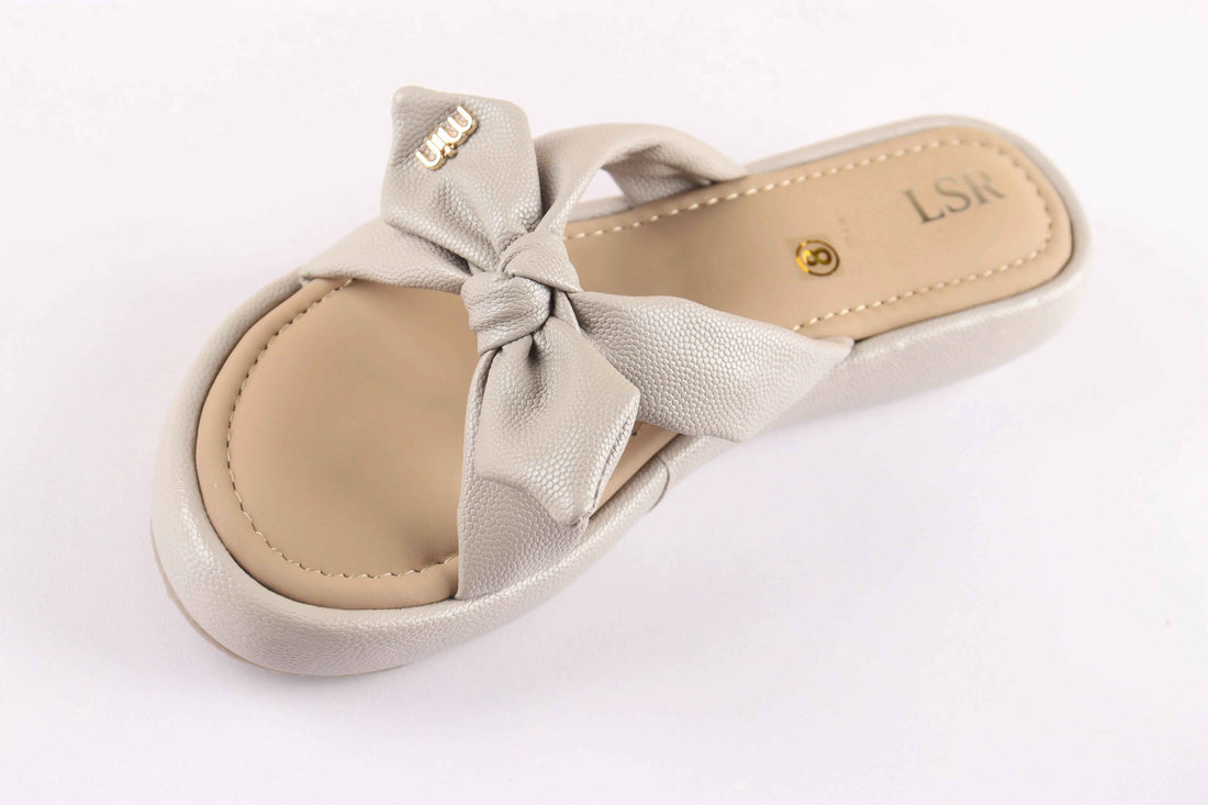 Lotusstride KnotSoCute Casual Knot Detail Sandals - Stylish Comfortable Women Footwear - Lotusstride