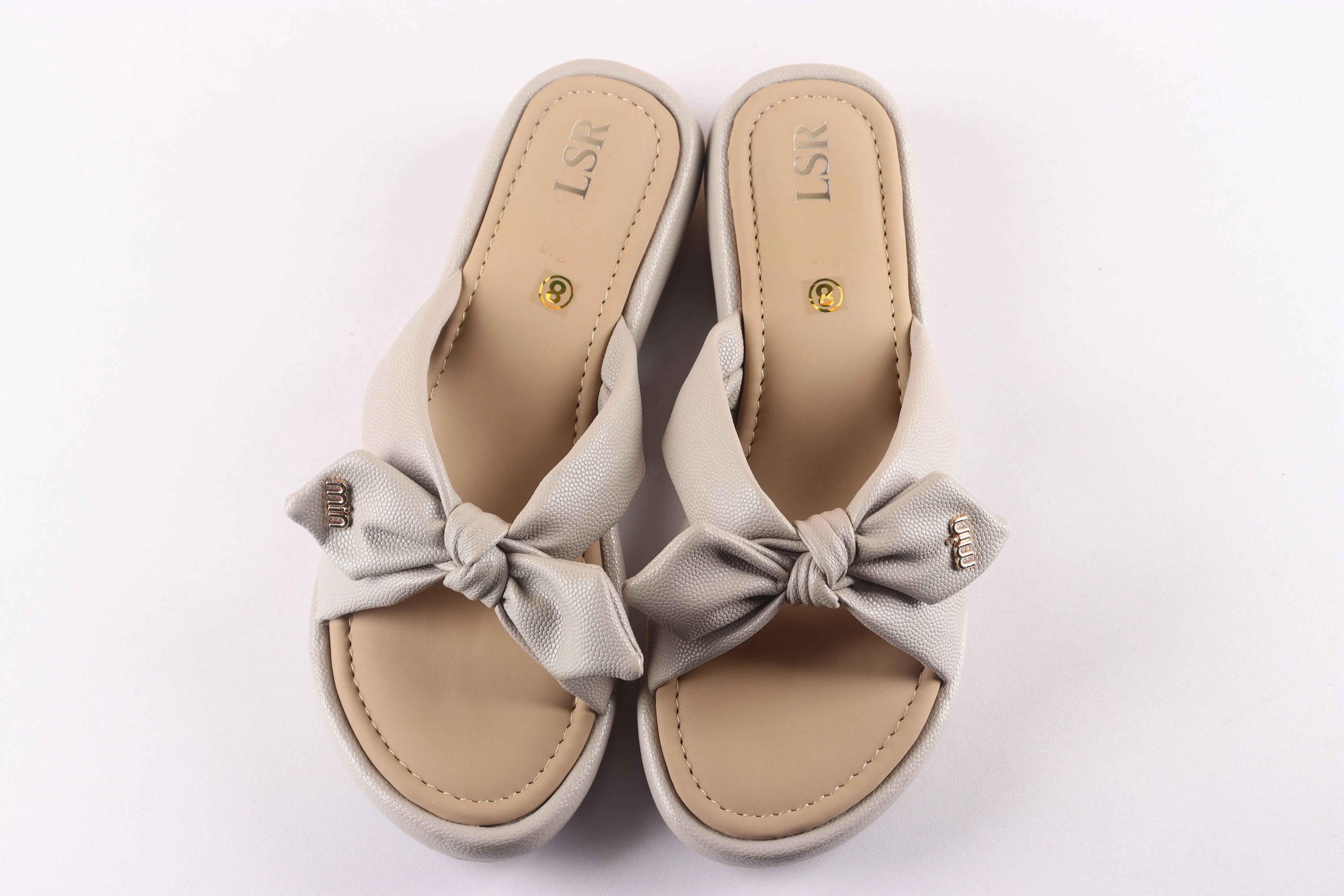 Lotusstride KnotSoCute Casual Knot Detail Sandals - Stylish Comfortable Women Footwear - Lotusstride
