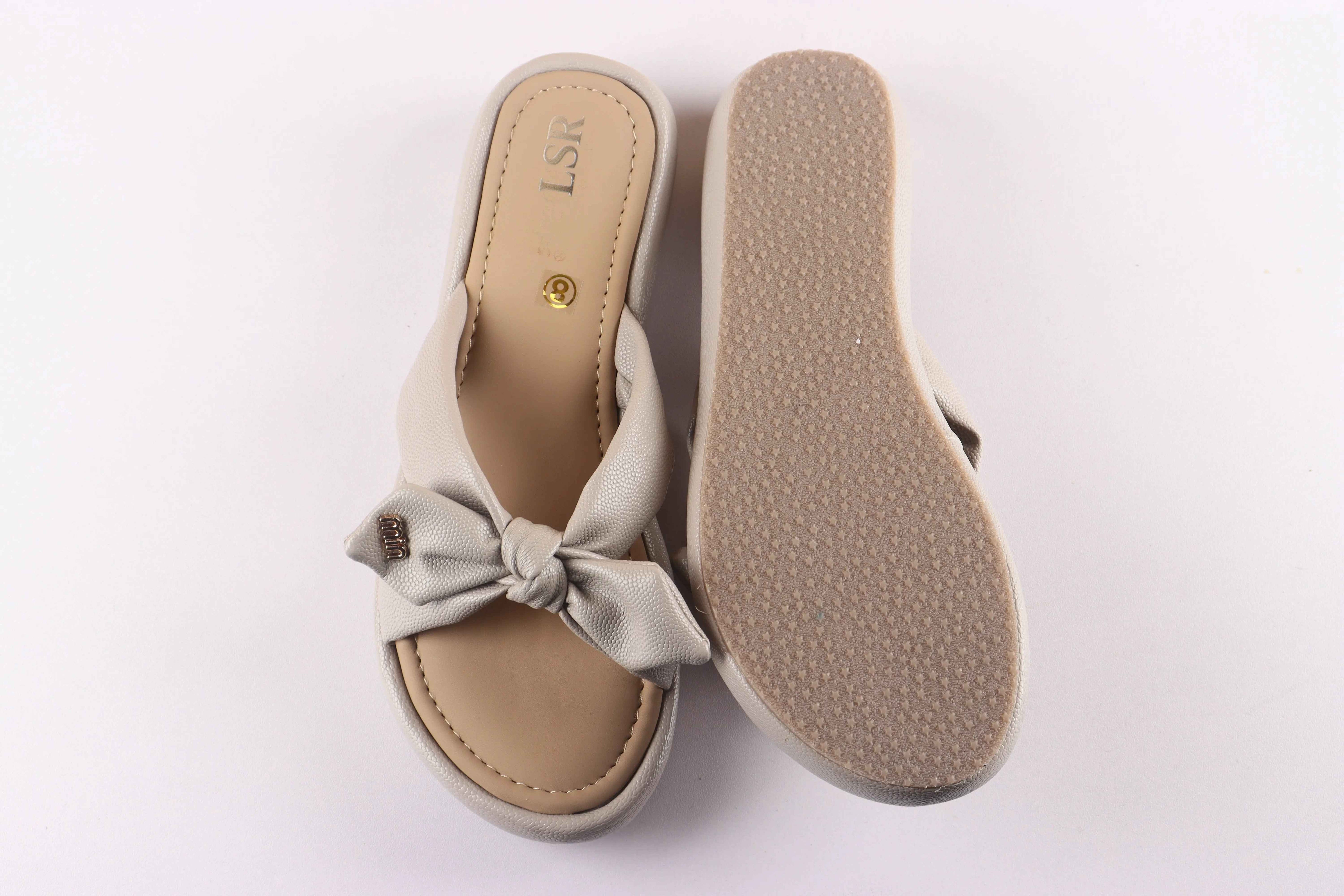 Lotusstride KnotSoCute Casual Knot Detail Sandals - Stylish Comfortable Women Footwear - Lotusstride
