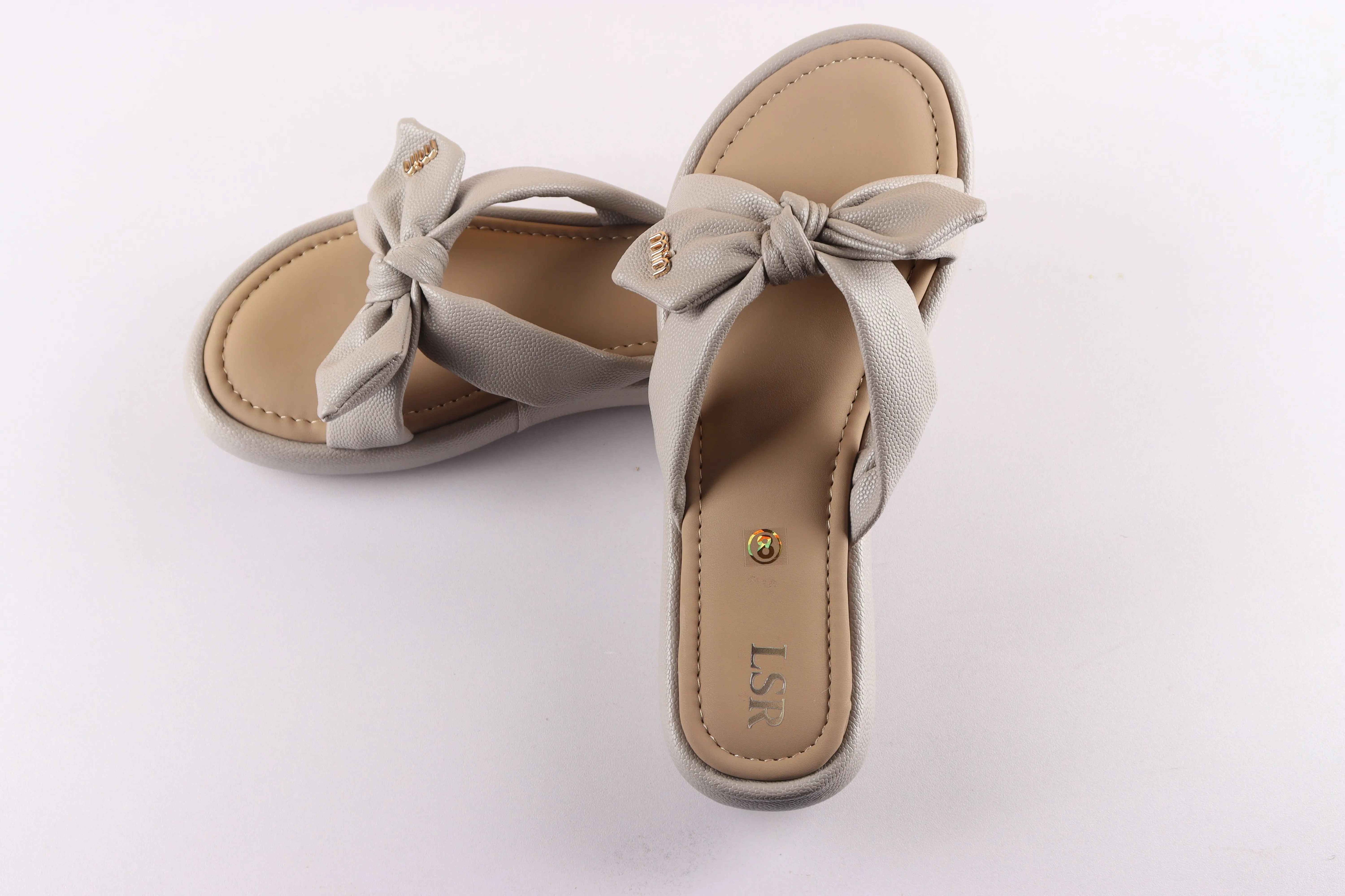 Lotusstride KnotSoCute Casual Knot Detail Sandals - Stylish Comfortable Women Footwear - Lotusstride